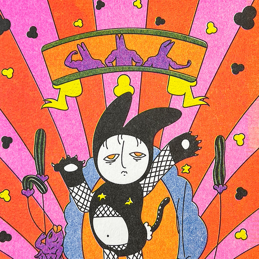 Sexy Rabbit - A5 Print by Fon the Mummy