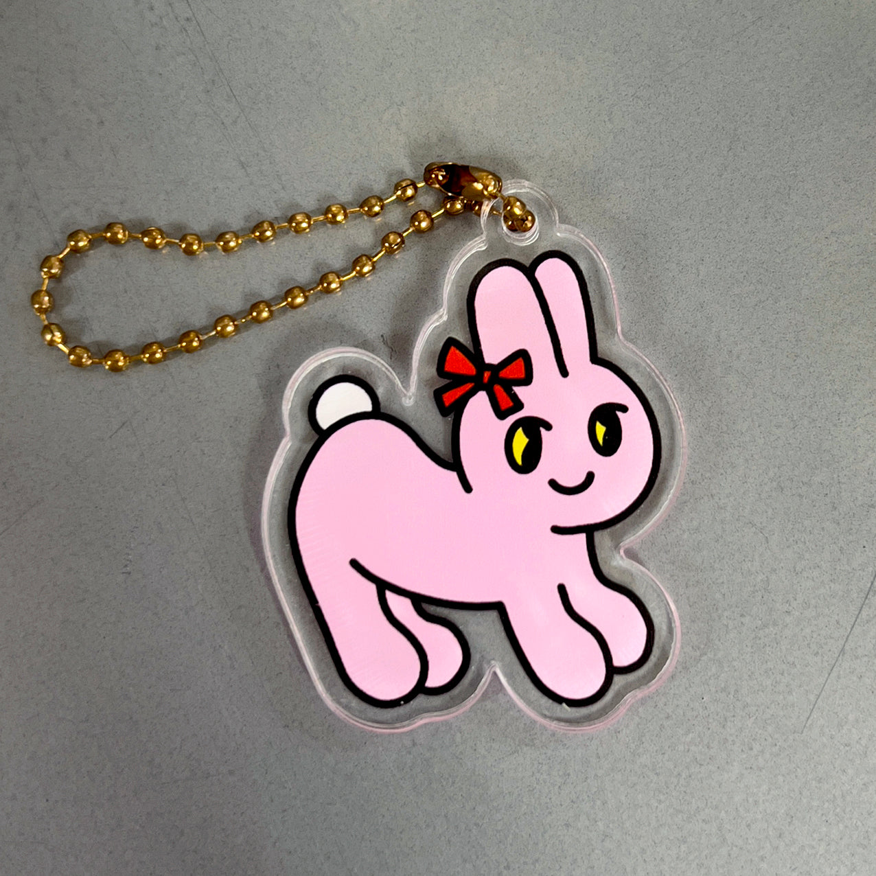 Keychain - Coquette Bunny