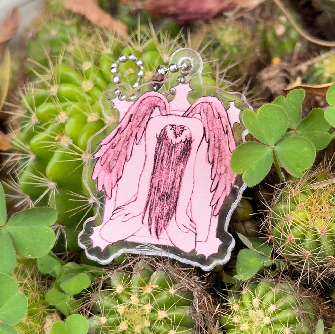 Keychain - Pink Angel