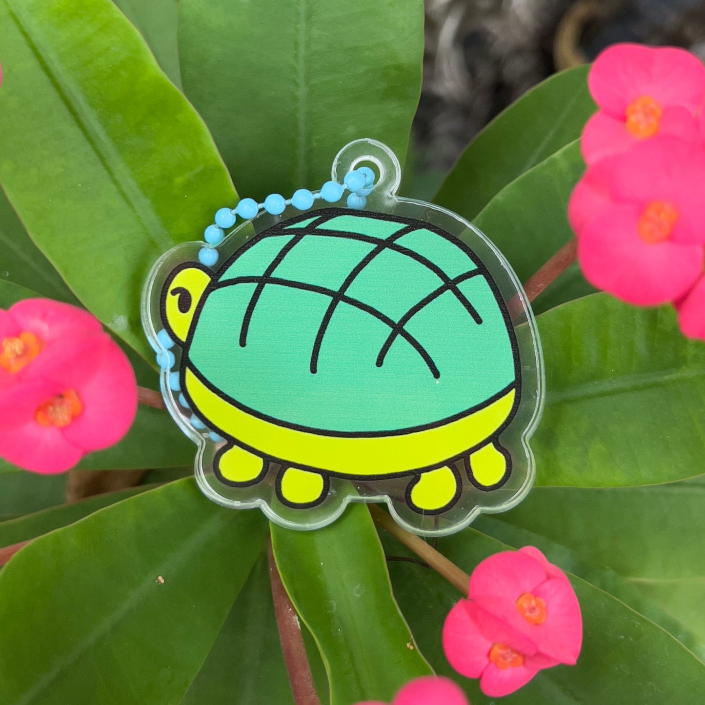 Keychain - Shy Turtle