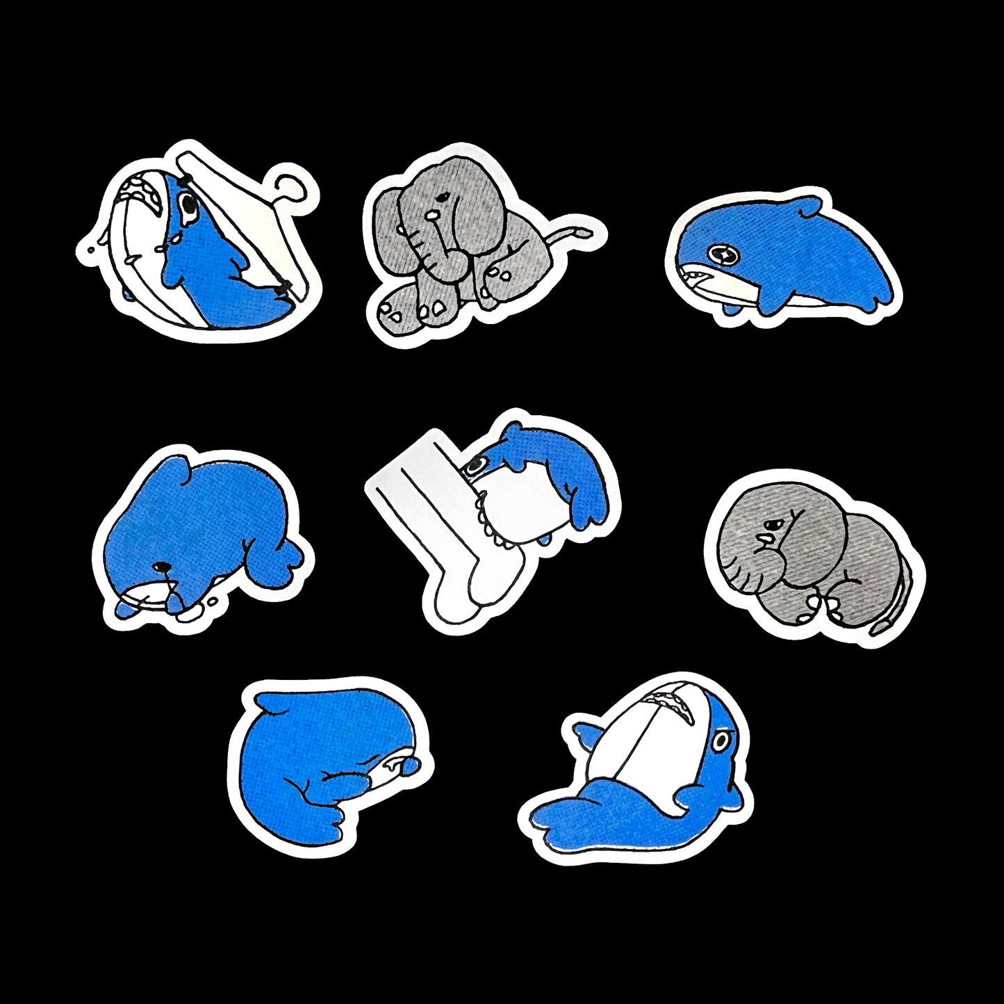 Chaboom & Chabaang 8 pcs sticker set