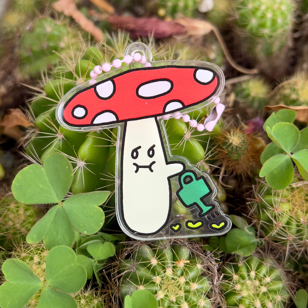 Keychain - Mushroom Gardening