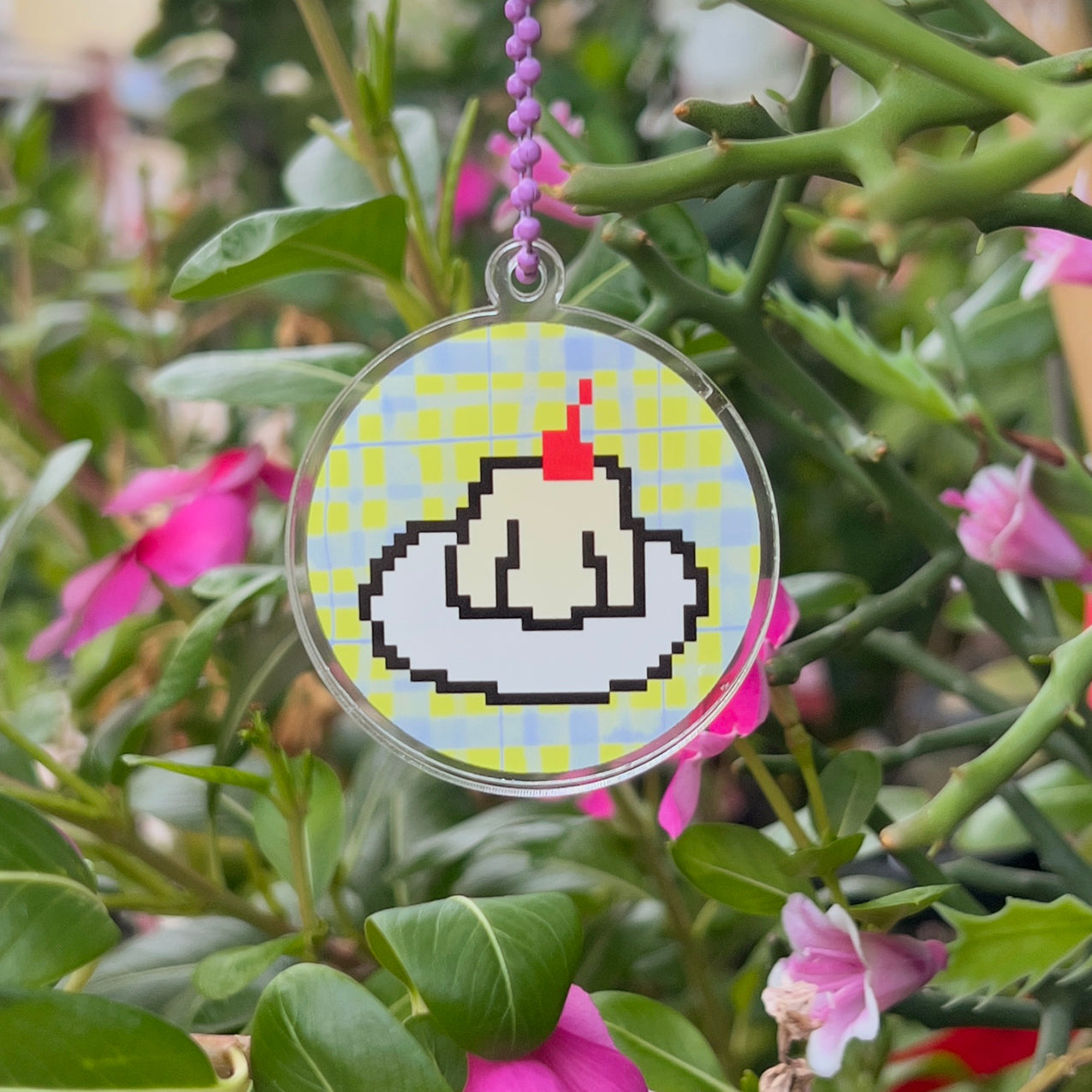 Keychain - Pixel Pudding