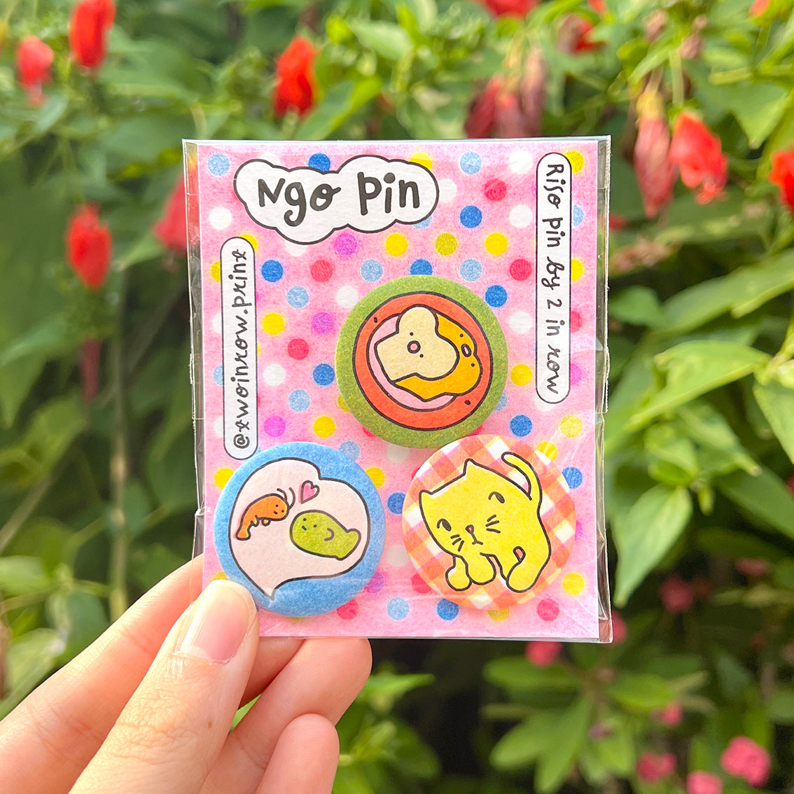 Risograph Pin Set
