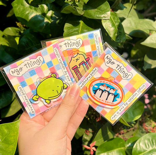 Keychain - Penguin Sing a Song
