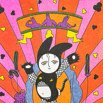 Sexy Rabbit - A5 Print by Fon the Mummy