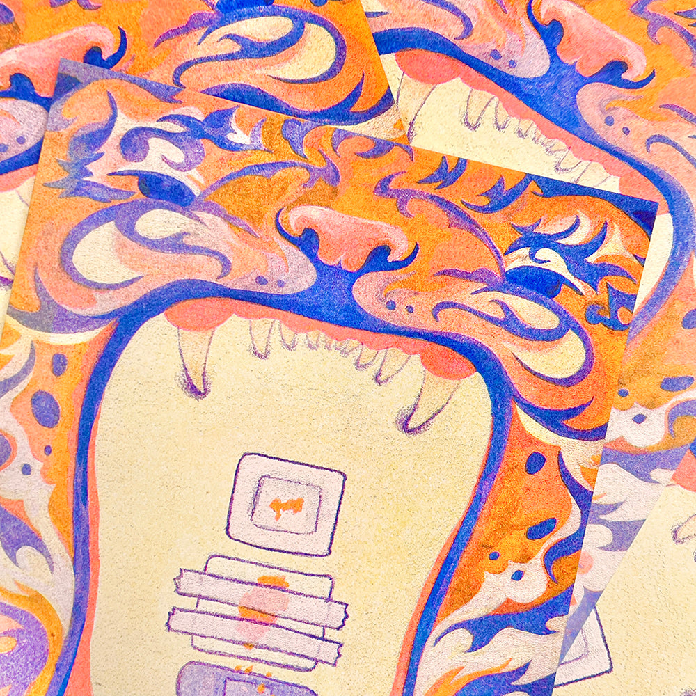 Time Heals some Wounds - A5 Print by Wunmoon