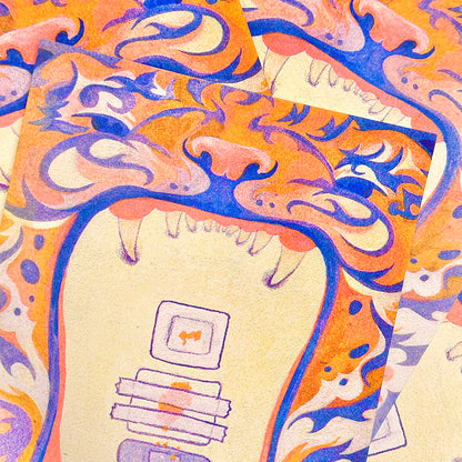 Time Heals some Wounds - A5 Print by Wunmoon