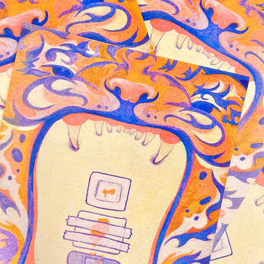 Time Heals some Wounds - A5 Print by Wunmoon