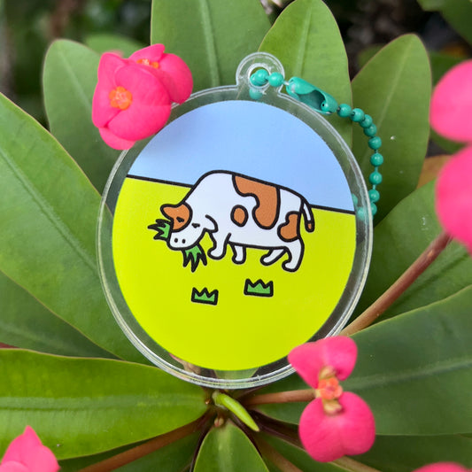 Keychain - Cow Pasture