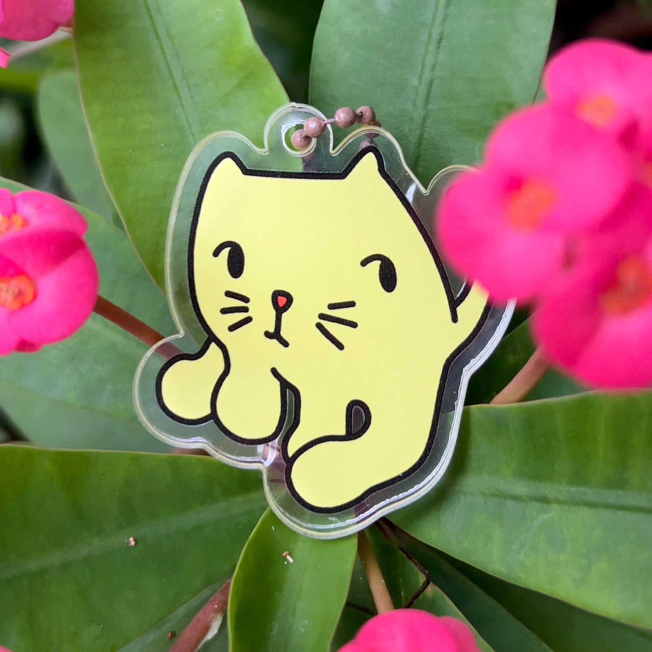 Keychain - Face Cat