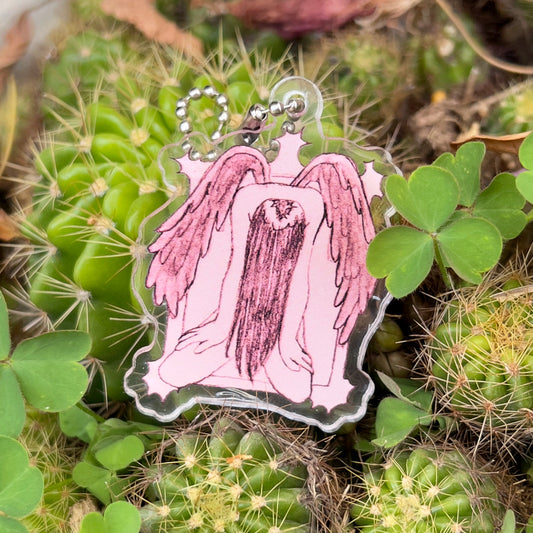 Keychain - Pink Angel
