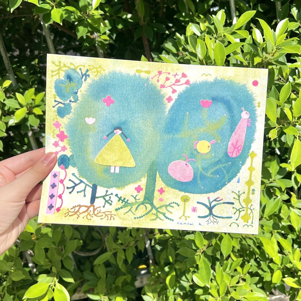 Leaf Day - A4 Print by Namsai K.
