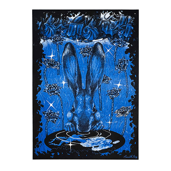 Hidden Hare - A4 Print by Ranuth Tong