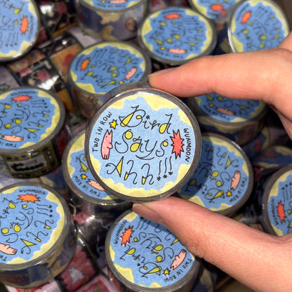 Bird says Ahh!!! - Washi Tape