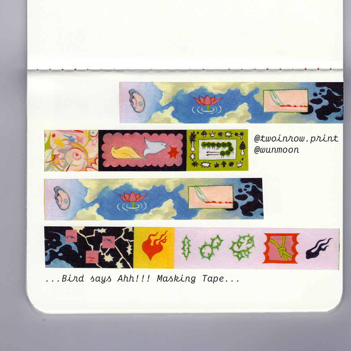 Bird says Ahh!!! - Washi Tape