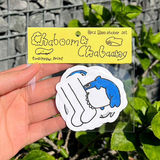 Chaboom & Chabaang 8 pcs sticker set