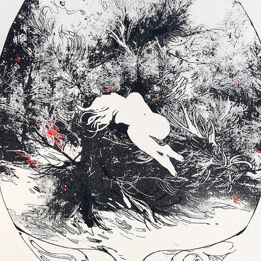 Death of the Caged Grevillea - A4 Print by Sasi Tee.