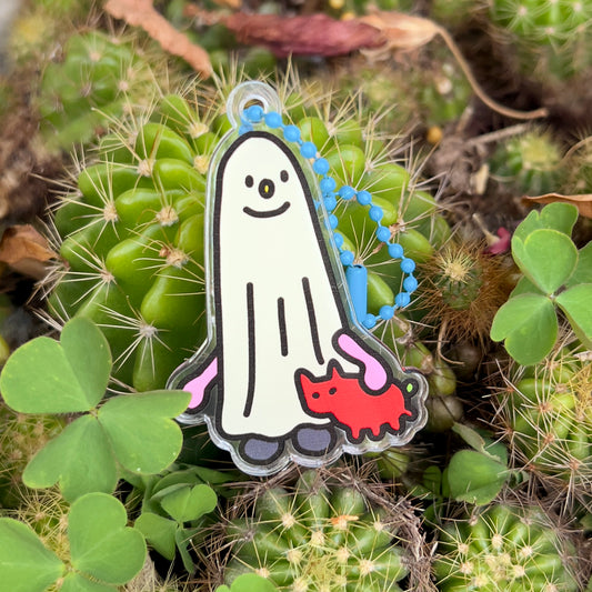 Keychain - Ghost and Friend