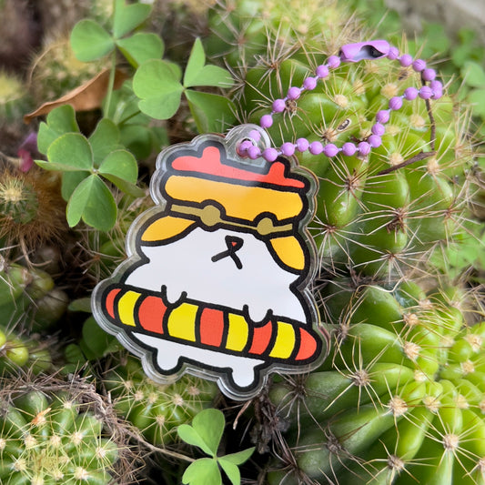 Keychain - Hamster Swimming