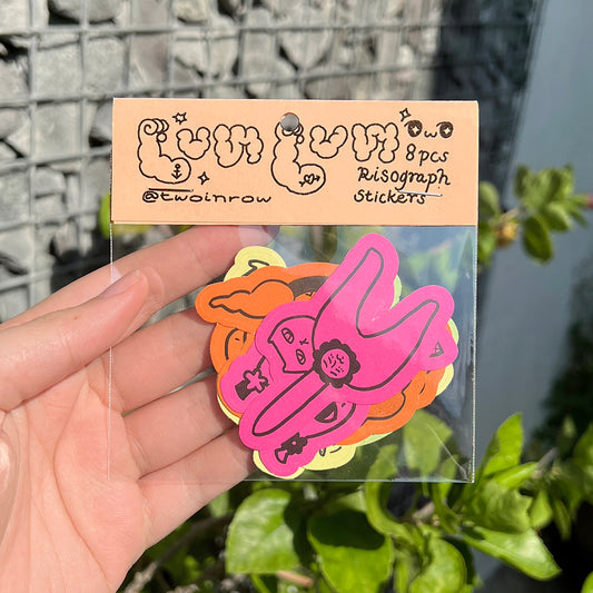 Lum Lum 8 pcs sticker set