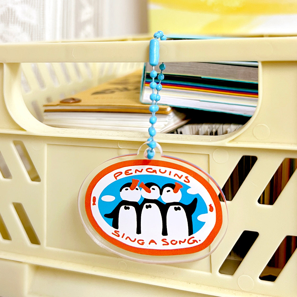 Keychain - Penguin Sing a Song