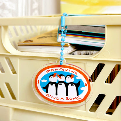 Keychain - Penguin Sing a Song