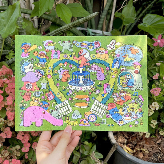 Playground - A4 Print by Rabbit Folder