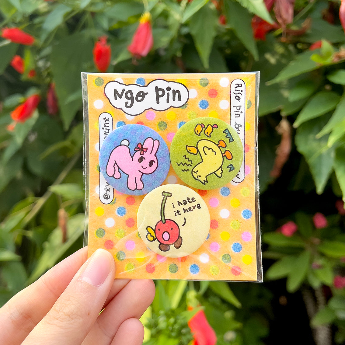 Risograph Pin Set