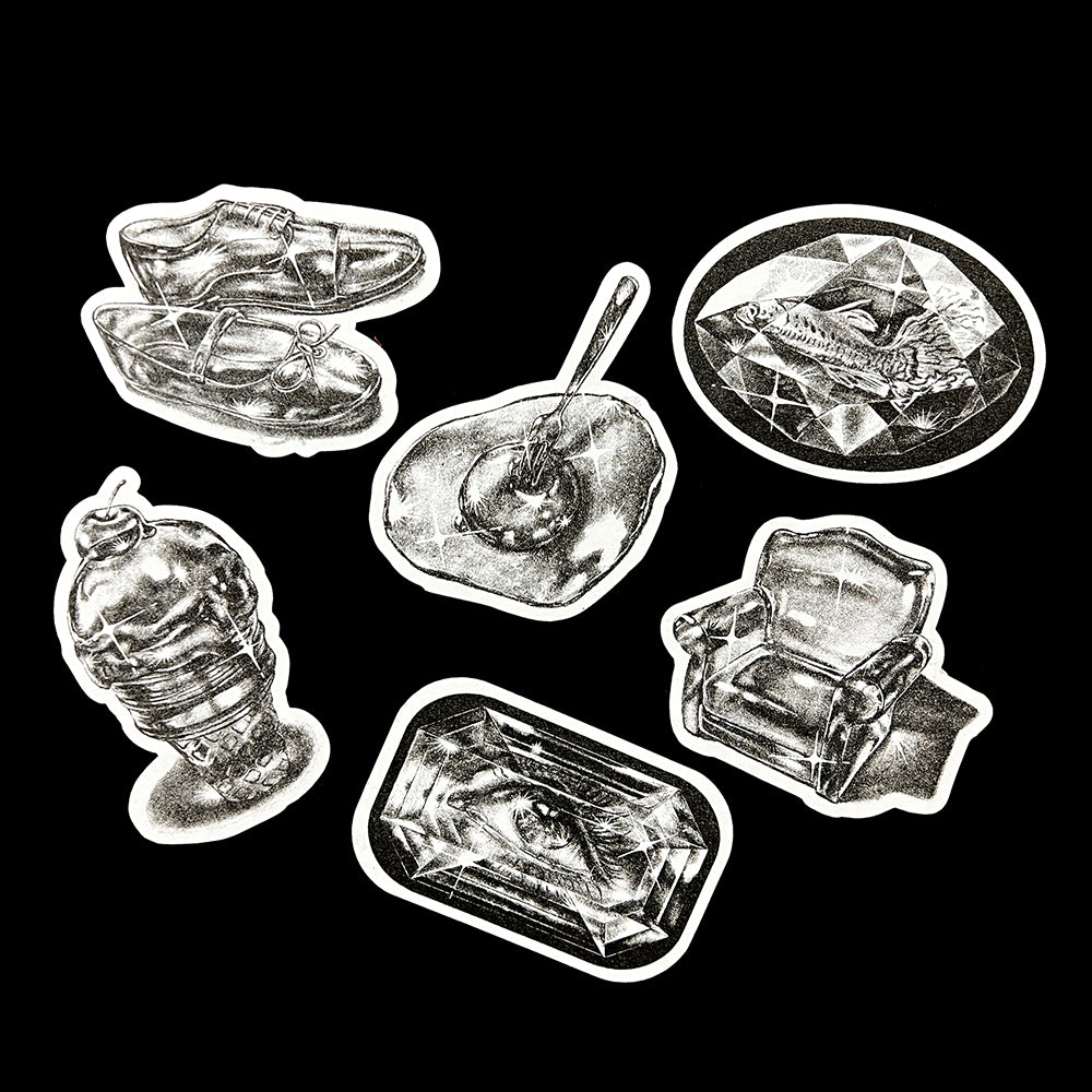 Ving Ving 6 pcs sticker set